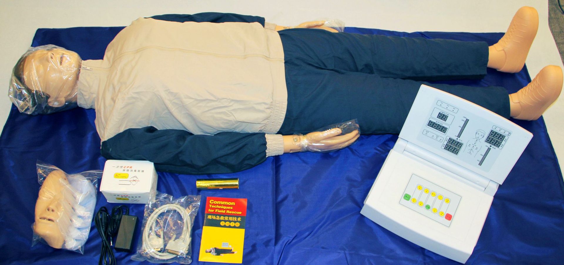 高级全自动电脑心肺复苏训练模拟人急救模型cpr模型假人