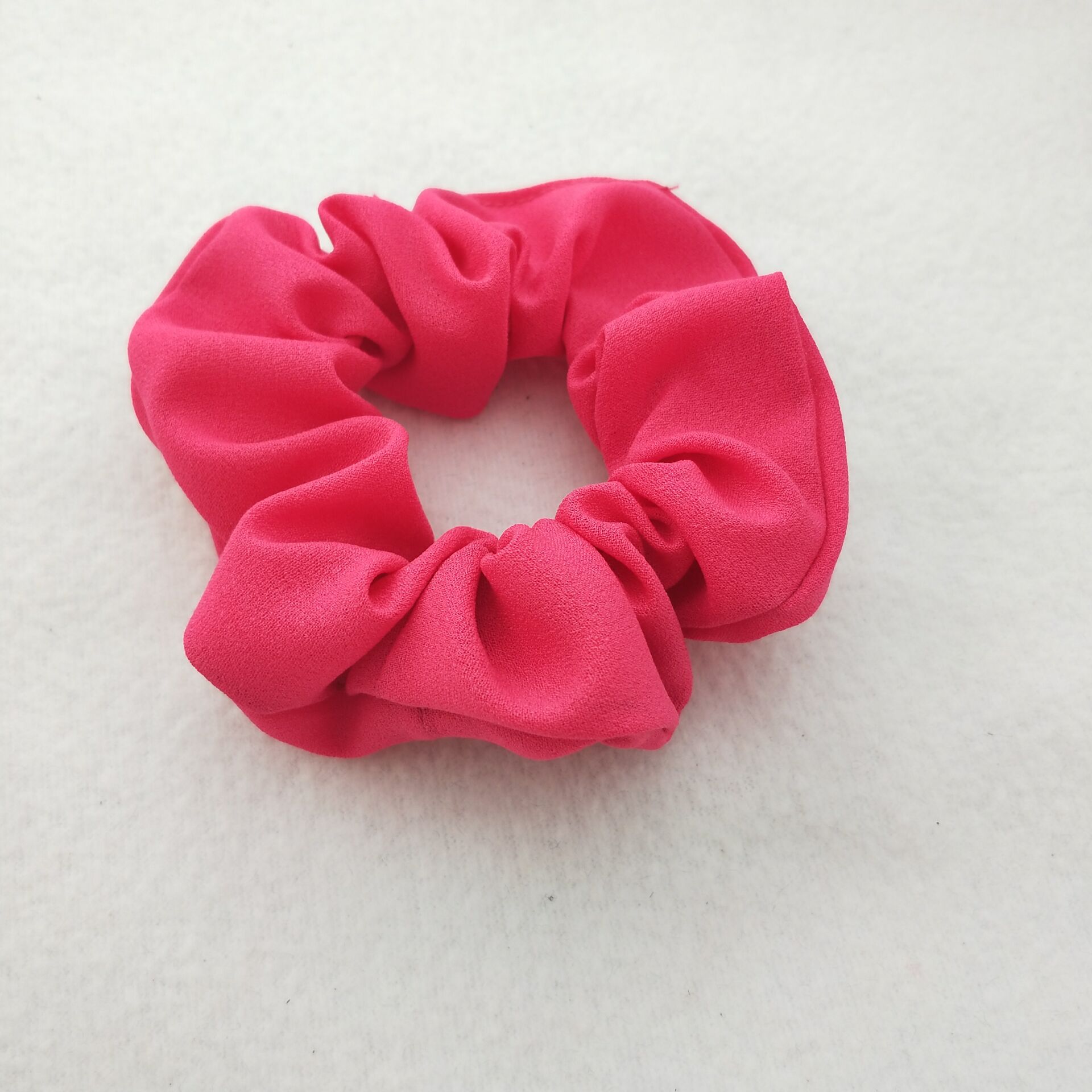 跨境新款亚马逊爆款雪纺36色纯色大肠圈发圈皮筋发圈头花义乌厂家