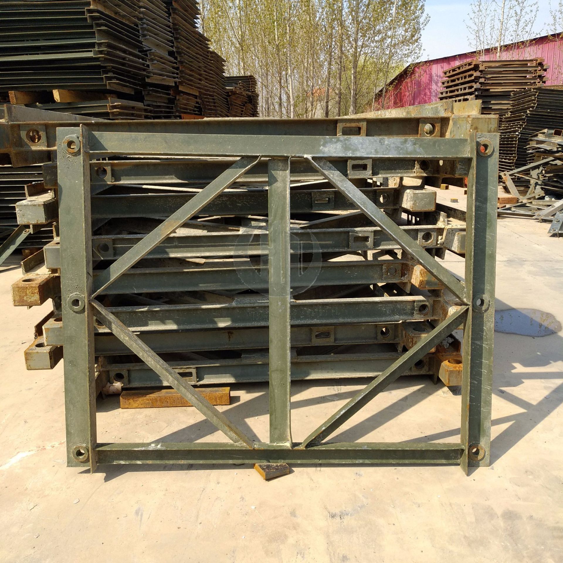 供应321型贝雷片 贝雷架 贝雷梁 装配式公路钢便桥 可承接安装