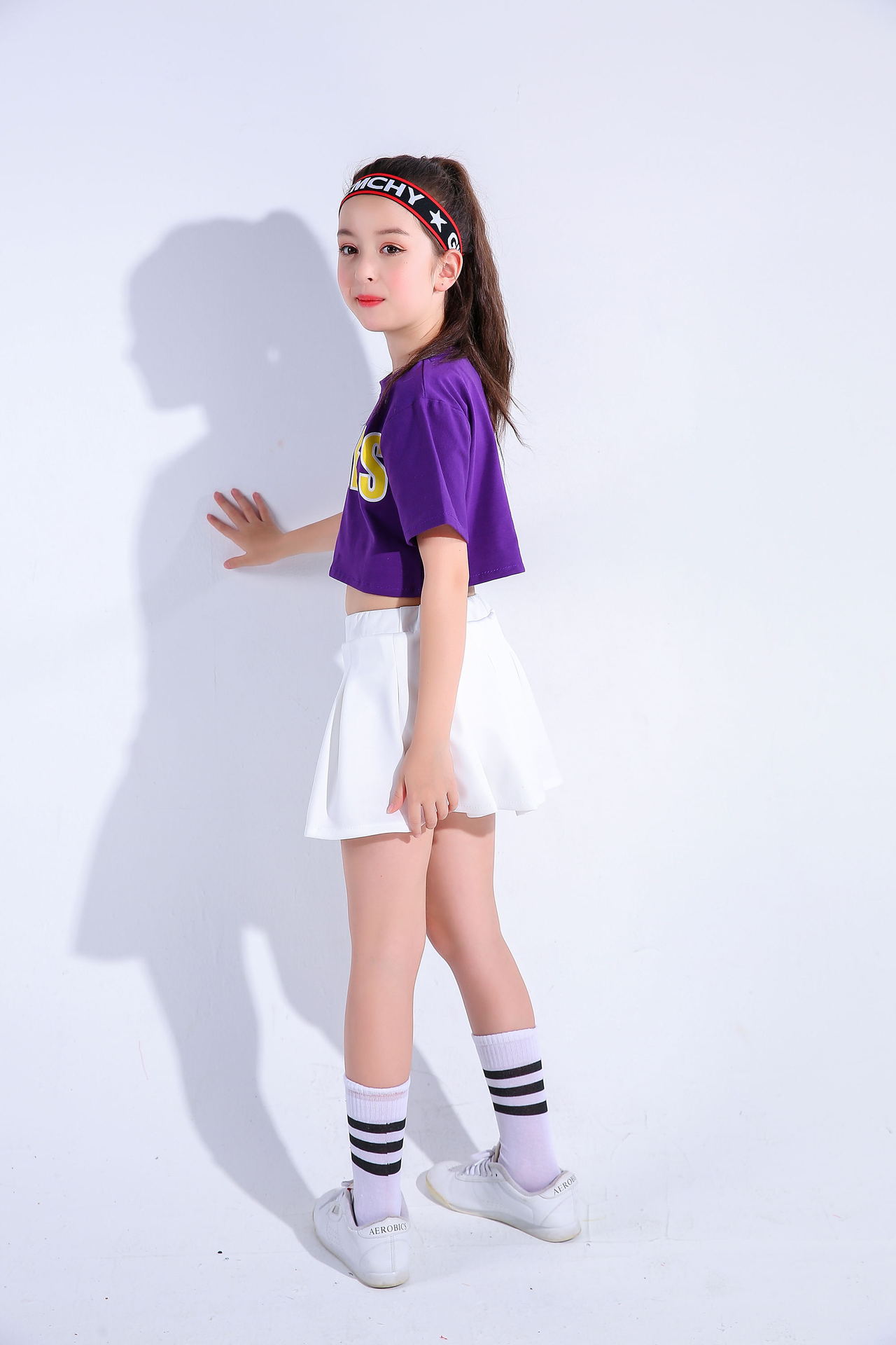 儿童啦啦队服装男女童少儿小学生体操表演六一爵士舞啦啦操演出服