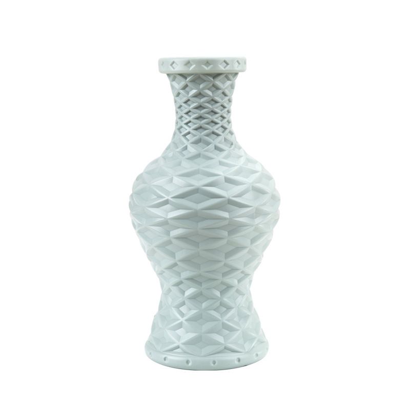 Nordic Style Creative Vase Daily Necessities Crafts Vase Container Wet and Dry Flower Vase Drop-Resistant 0755-4