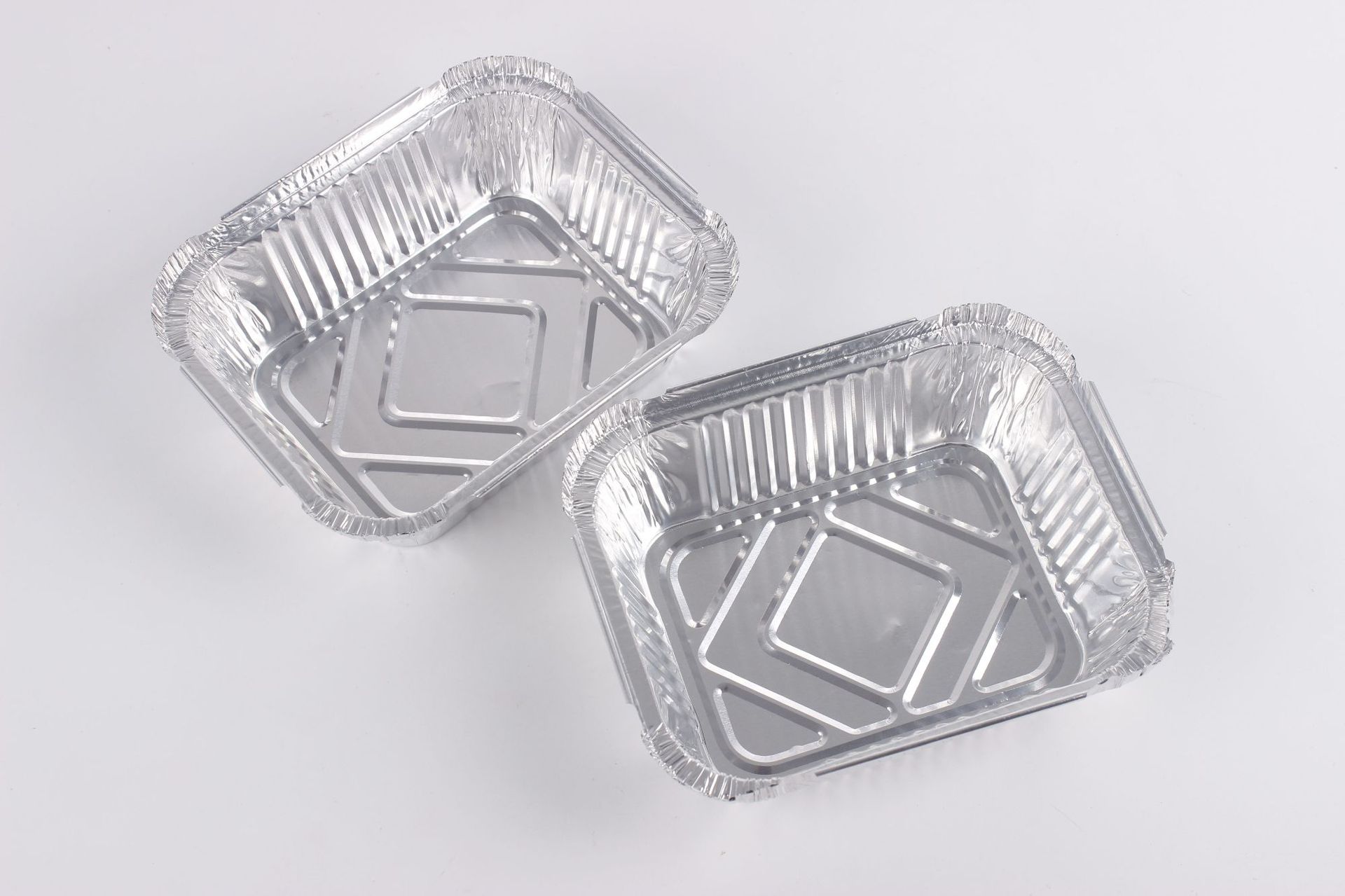 450m一次性家用铝箔食品包装盒可定制长方形锡纸盒型号2550