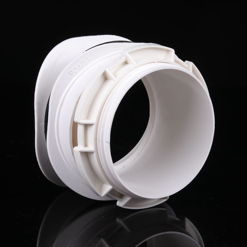 pvc塑料检查井 马鞍接头 排污检查口 市政工程马鞍卡弧形大小接头