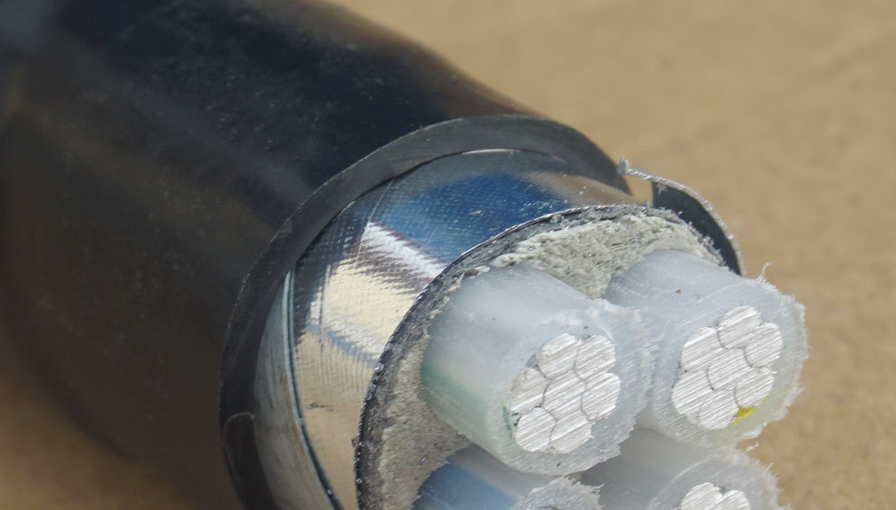 厂家直销铝芯铠装电缆yjlv22 3×35 1×16国标地埋低压电力电缆