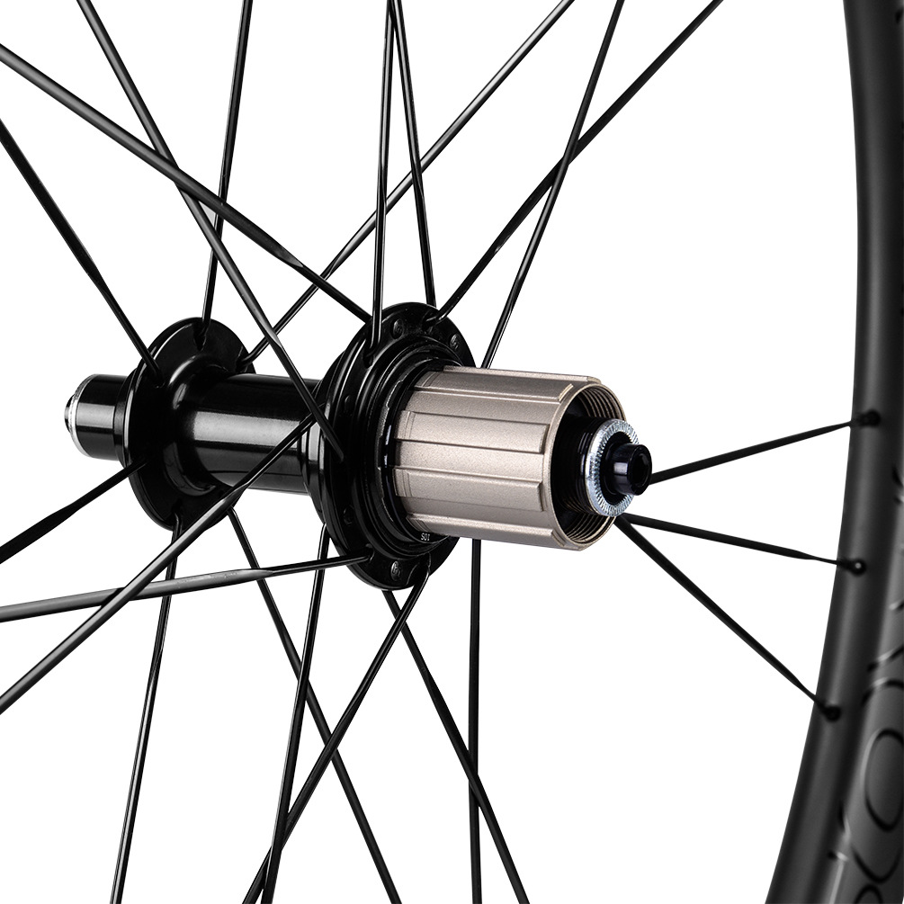 洛克兄弟碳纤维公路轮组38/50mm碳刀竞赛700c自行车轮组培林花鼓