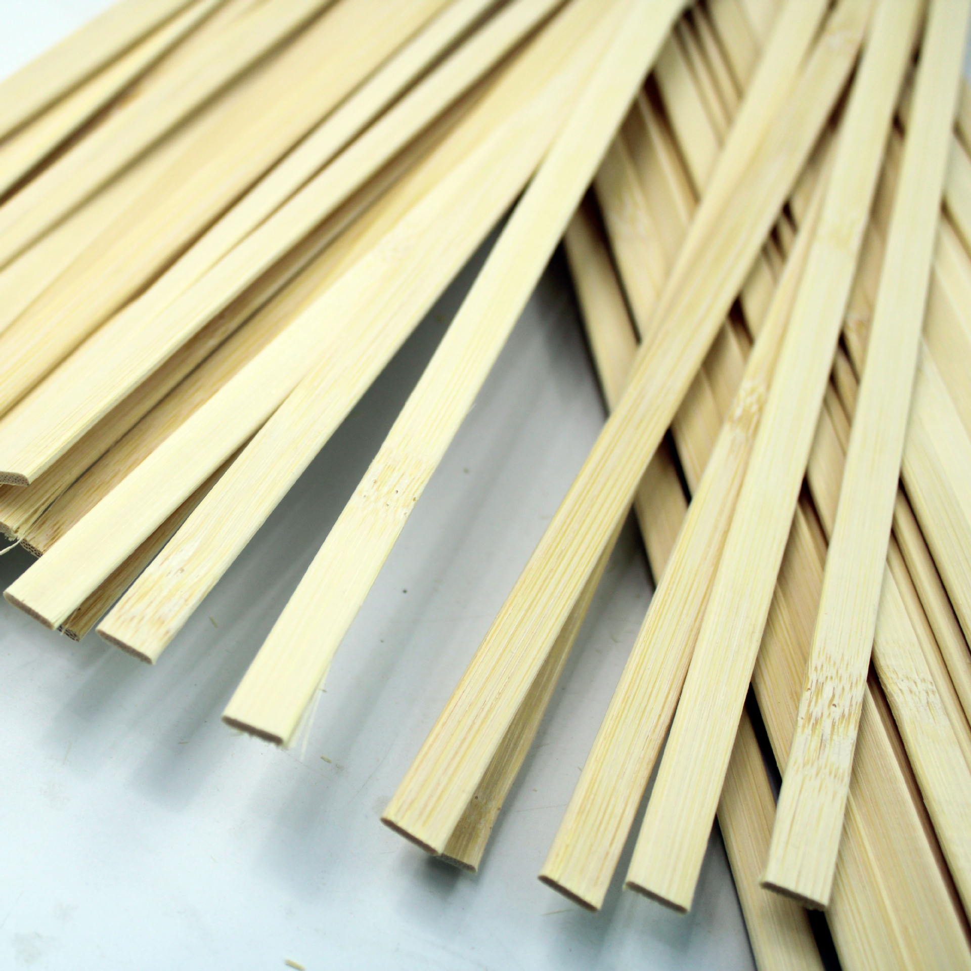 批发定制8-15mm宽手工diy楠竹小竹片扁竹条质优价良一件代发包邮