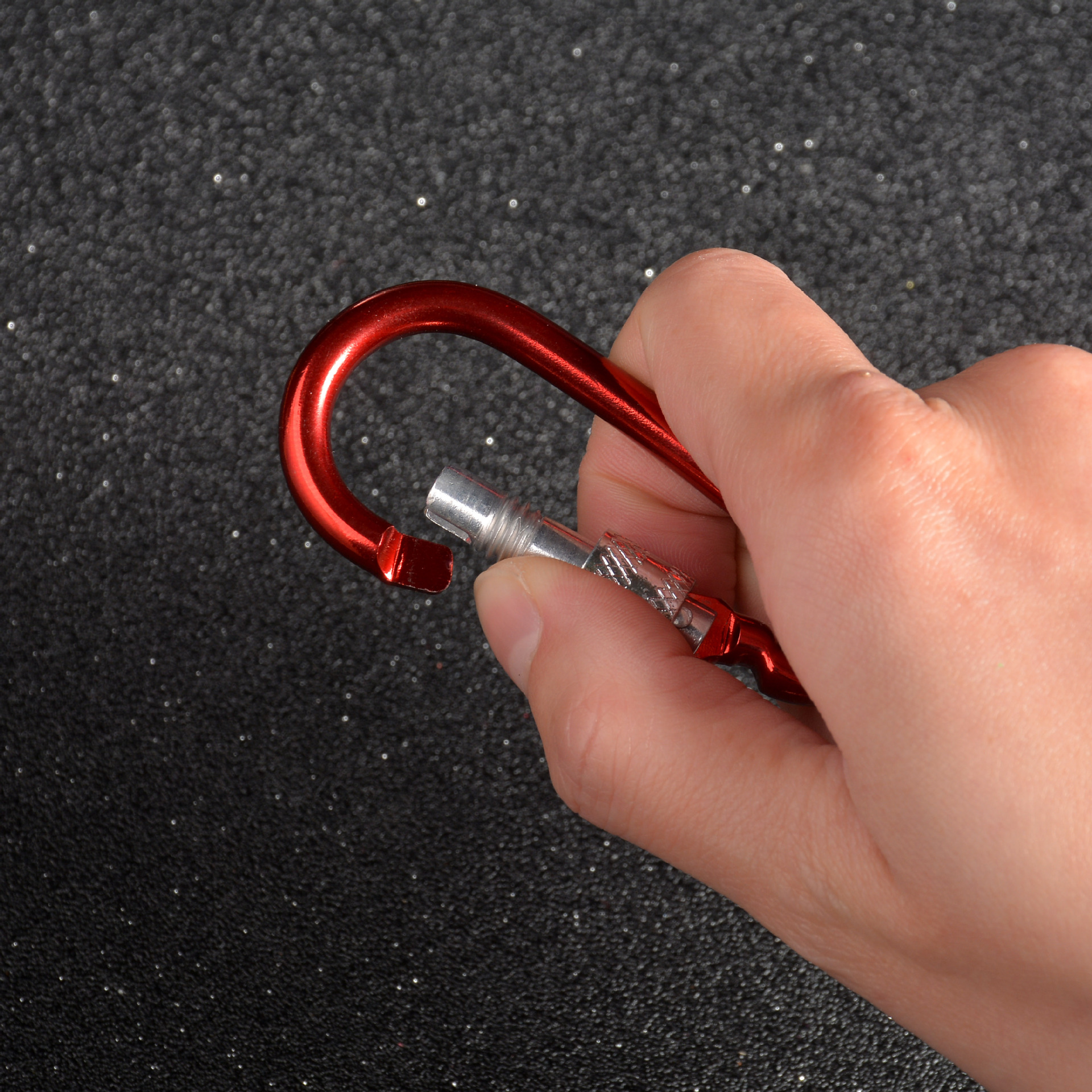 登山扣8号锁扣背包水壶扣户外铝合金葫芦型登山扣厂家批发