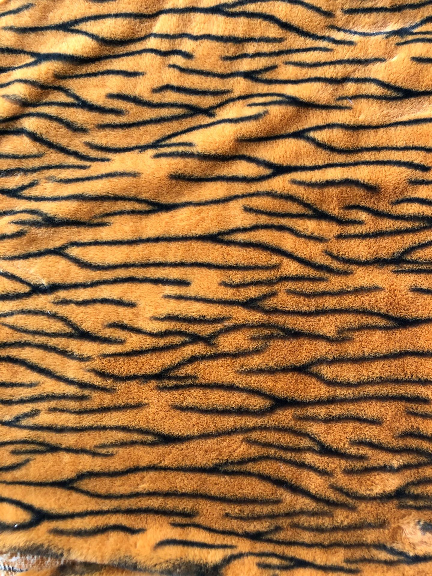 现货 虎纹 印花 仿兔毛 定制加工 毛绒玩具面料 厂家直销