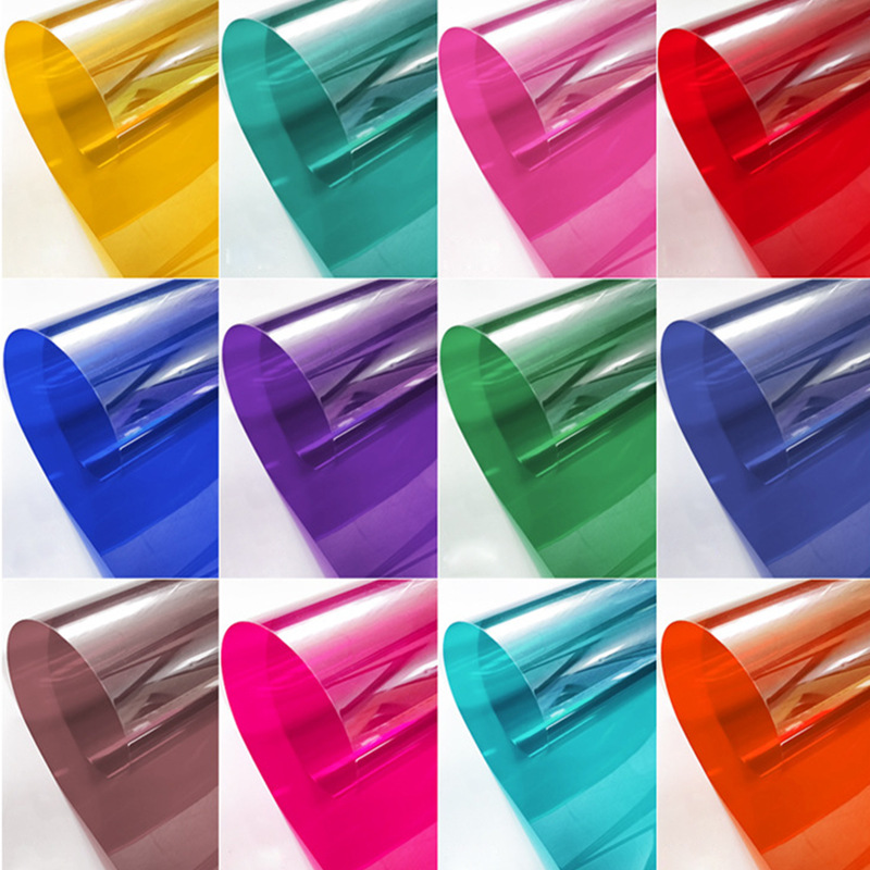 彩色装饰膜玻璃纸窗户隔断透光透明玻璃贴膜装饰防晒隔热透光贴纸