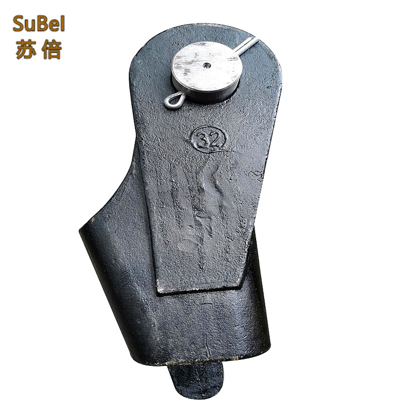 钢丝绳卡头楔形接头国标楔套连接器吊车起重机配件6mm-65mm