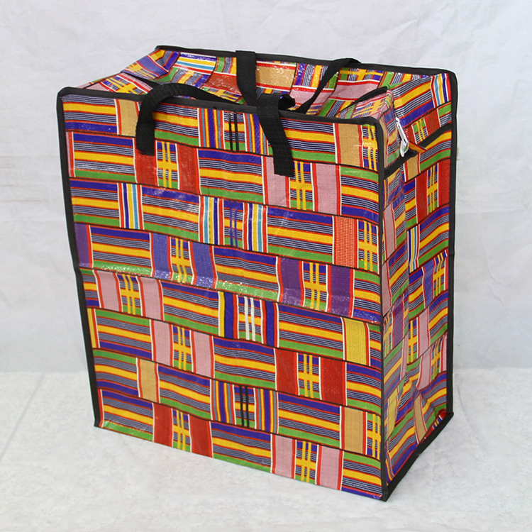 厂家批发手提覆膜编织袋 广告彩印袋购物礼品袋 pp蛇皮收纳袋