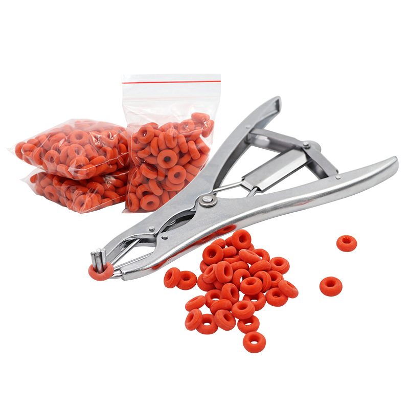 仔猪不锈钢断尾圈扩张钳猪断尾去势钳牛羊去势圈钳兽用断尾去势钳