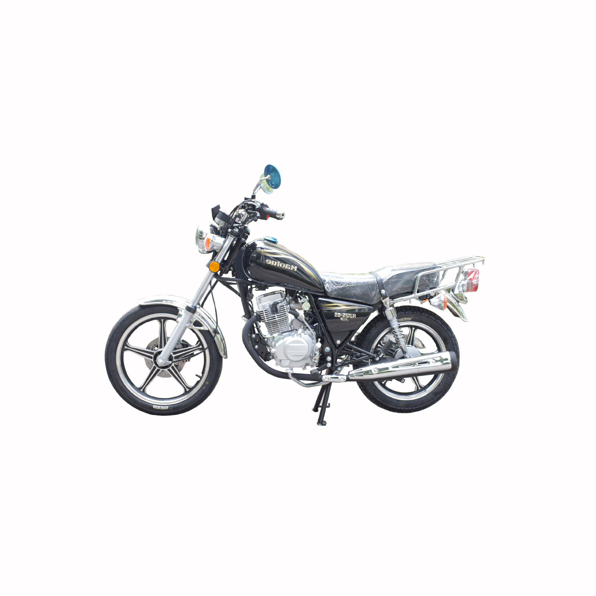 供应国四电喷豪爵gn太子款hj125-8s 8r 男装跨骑燃油摩托车125cc