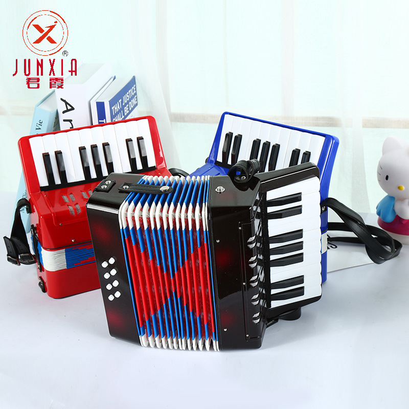 SOURCE Factory Wholesale ABS 17 Key 2 Bass Children Accordion Children Keyboard Musical Instruments Amazon Hot Sale