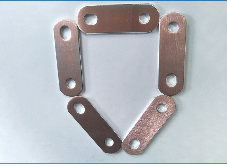 加工电池连接片 新能源电池battery copper busbar 汇流接地铜条