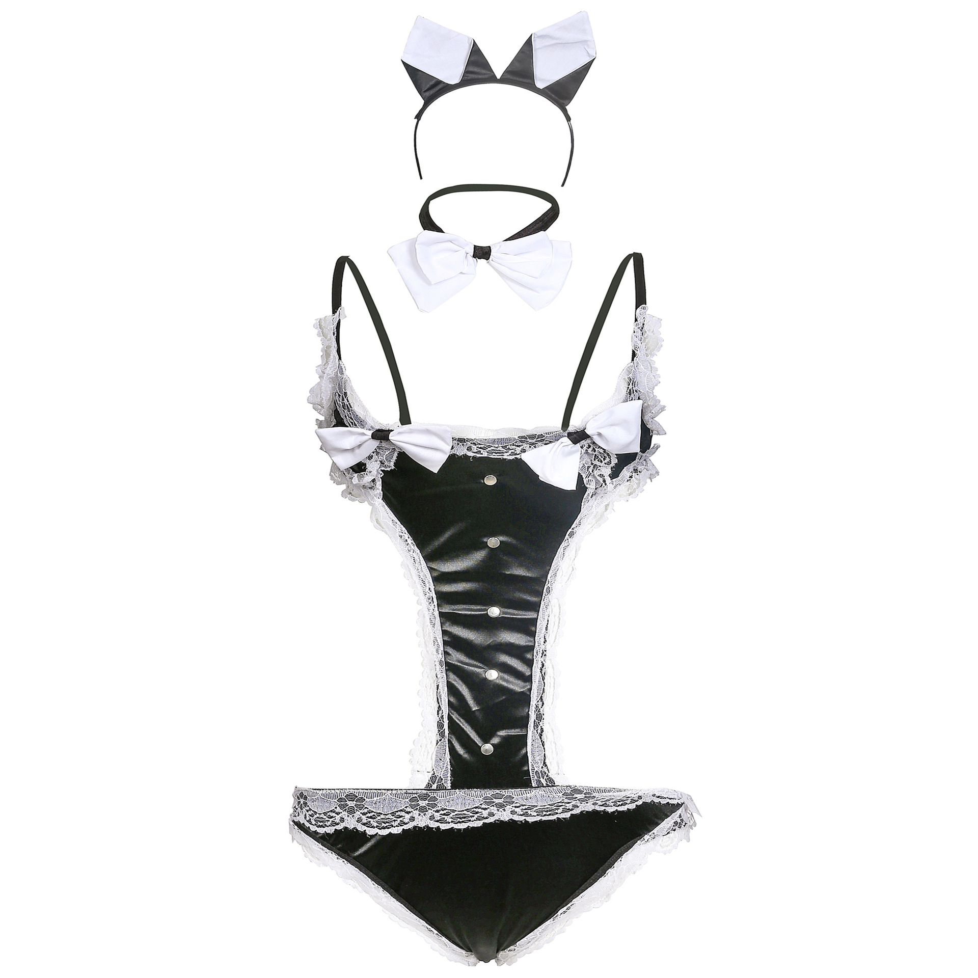 欧美女士蕾丝兔女郎服 女式情趣内衣 角色扮演性感连体兔子装