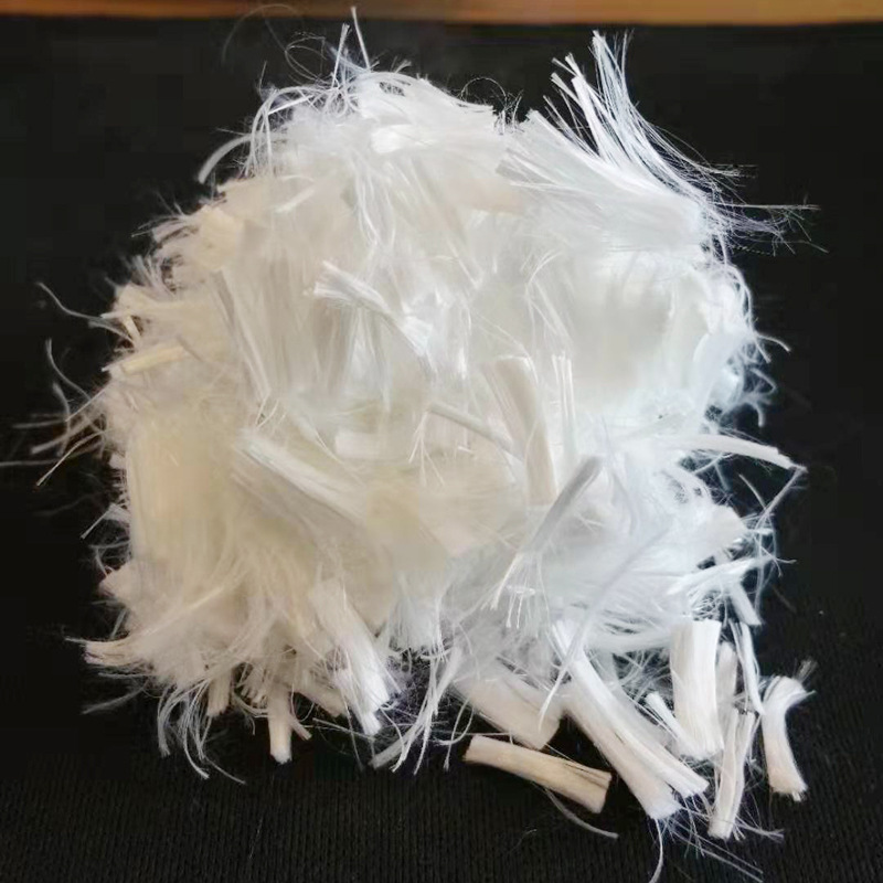 现货批发聚酯纤维 沥青混凝土用聚酯纤维pet 路用工程抗裂短纤维