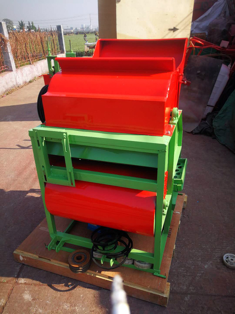 河南新乡家用小型摘花生机器可移动式摘花生机干湿两用