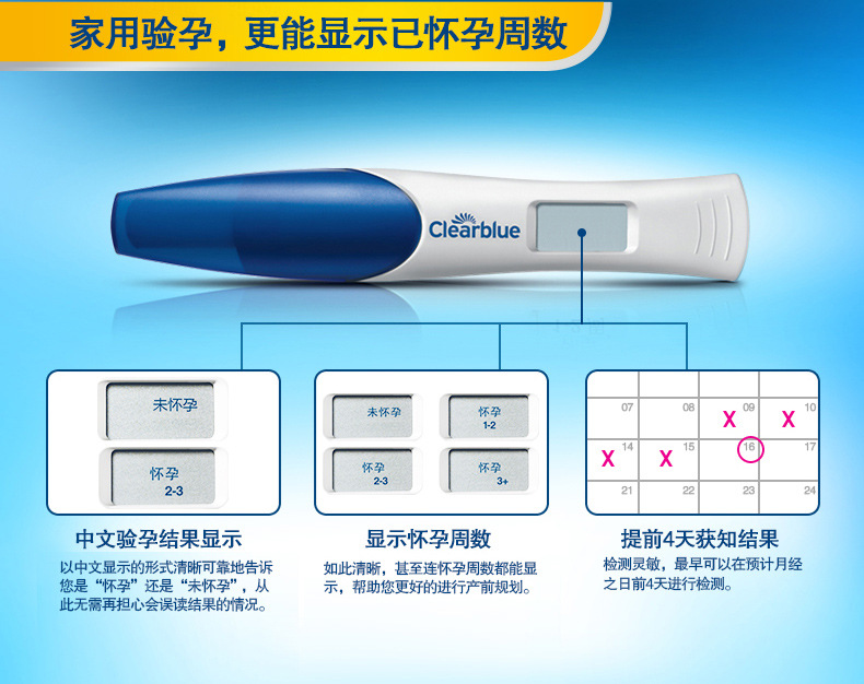 可丽蓝电子验孕笔图解图片