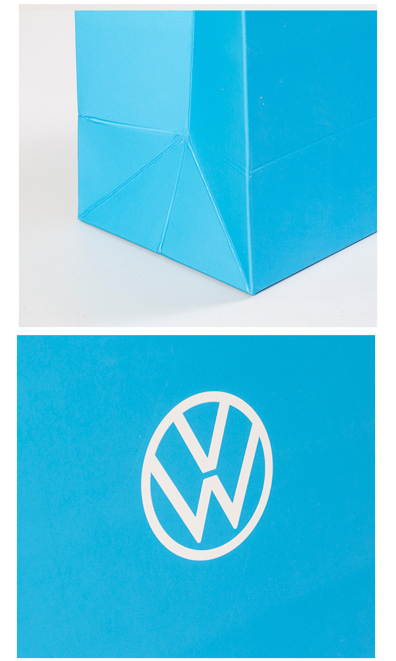 简约时尚彩色印刷加厚礼品购物袋白卡纸手提袋定制纸袋可印logo