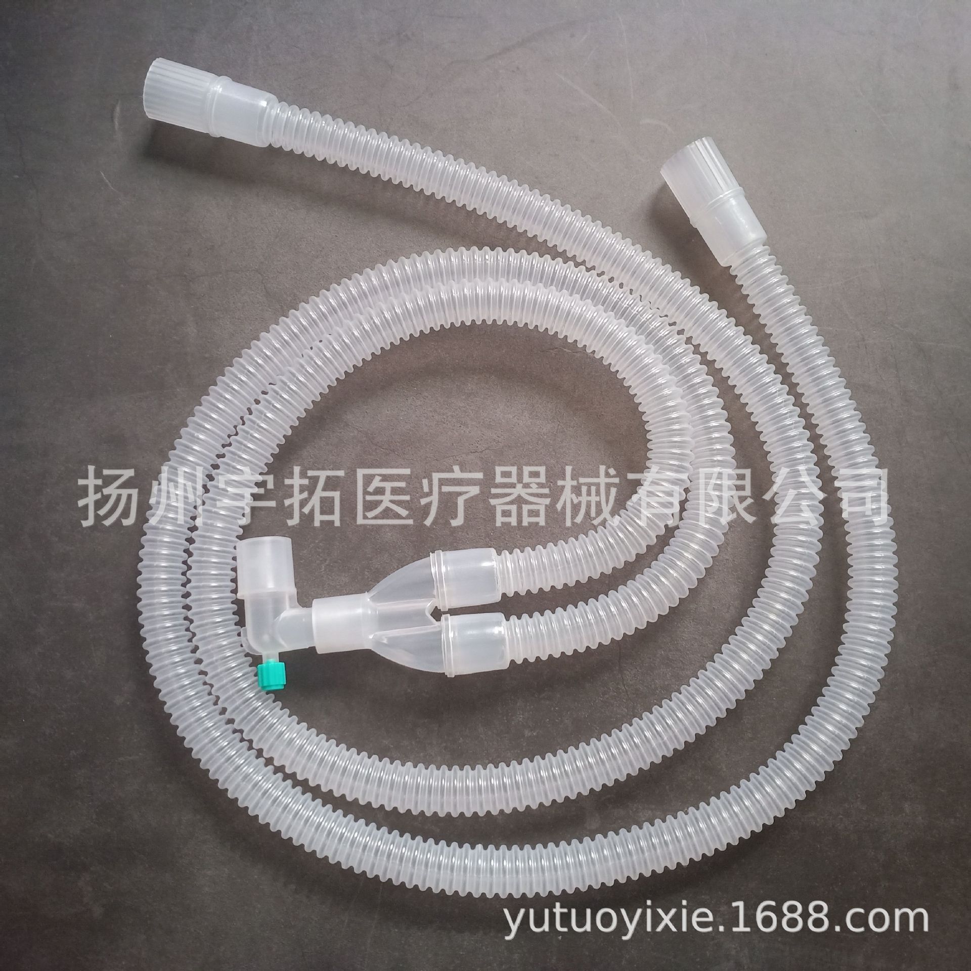 一次性麻醉机呼吸回路管 麻醉螺纹管成人儿童麻醉机配件气囊