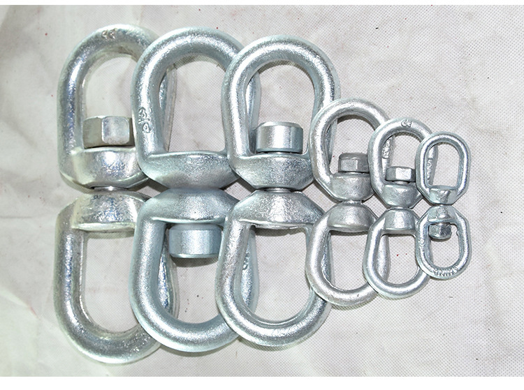 旋转环厂家直销304不锈钢万向旋转环 8字转环 狗链索具配件万向环