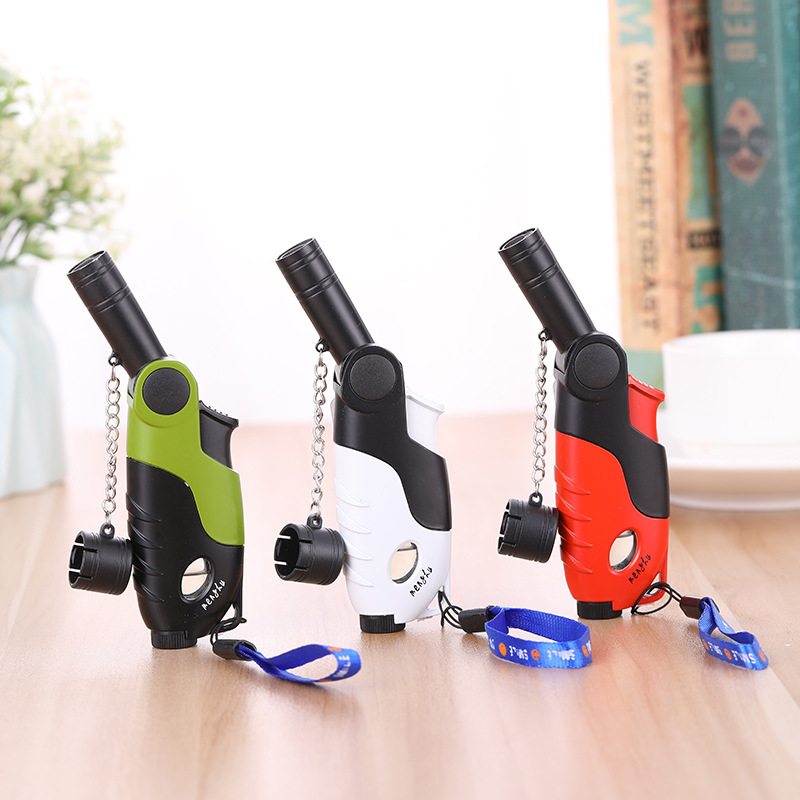 厂家直销多能持久续航弯头直冲点火器 耐高温出火口防风打火机