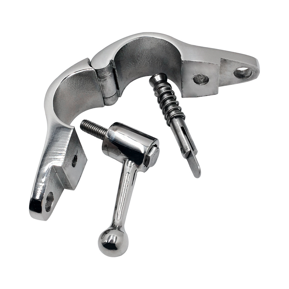 316不锈钢管夹22mm扳手管夹船舶配件游艇配件扳手管家管夹