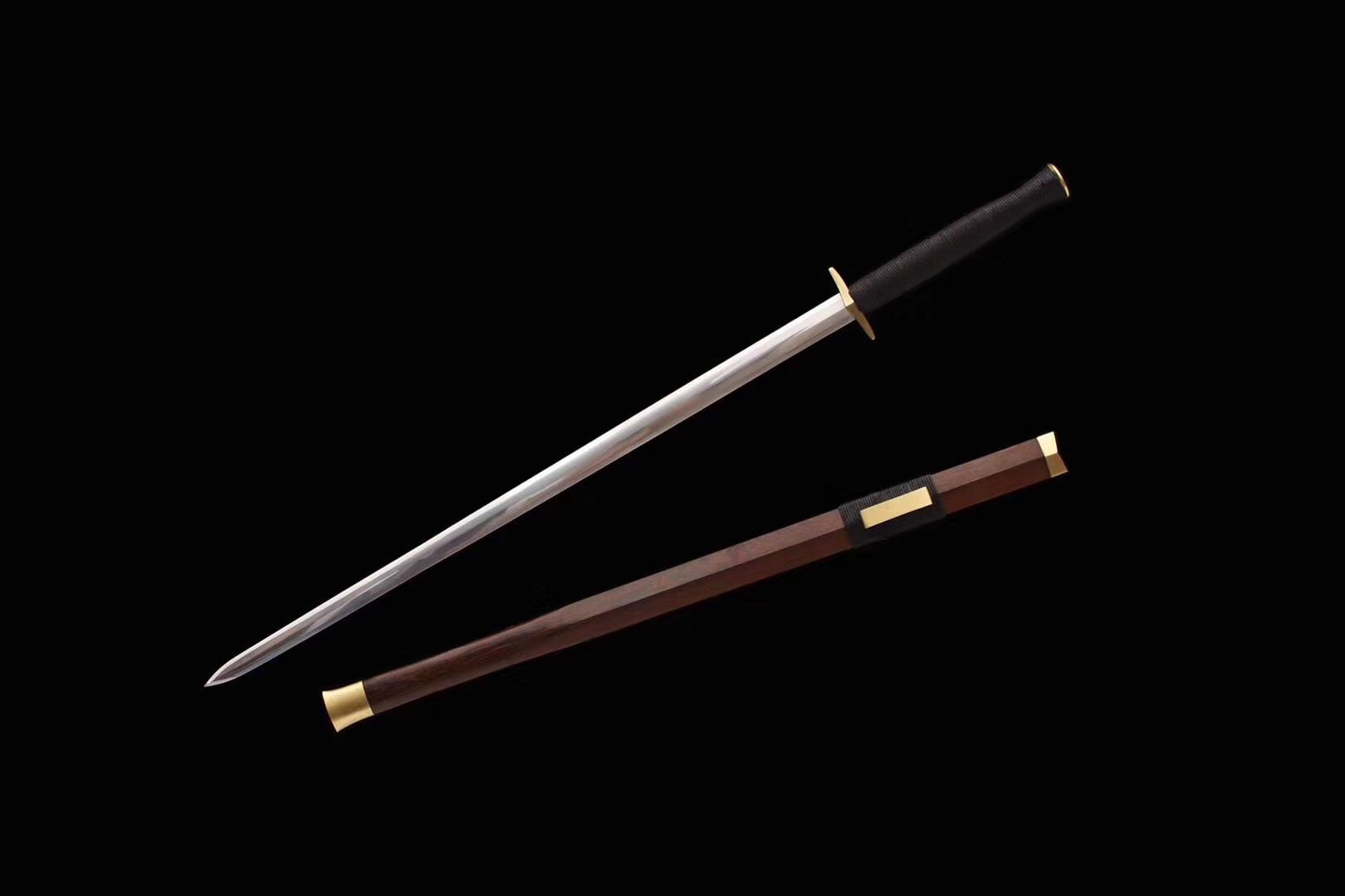 素装锰钢汉剑龙泉宝剑/武术/健身器械精品宝剑不开刃  未开刃