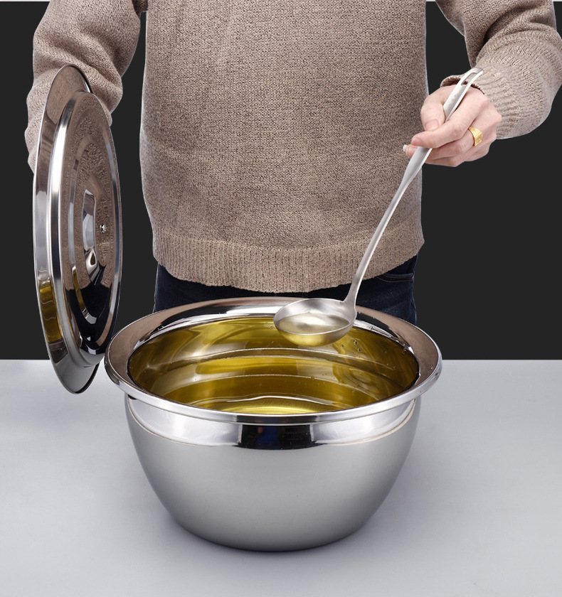 不锈钢201胀形油鼓无磁多用油钵油盆油缸厨房酒店用品厂家直销