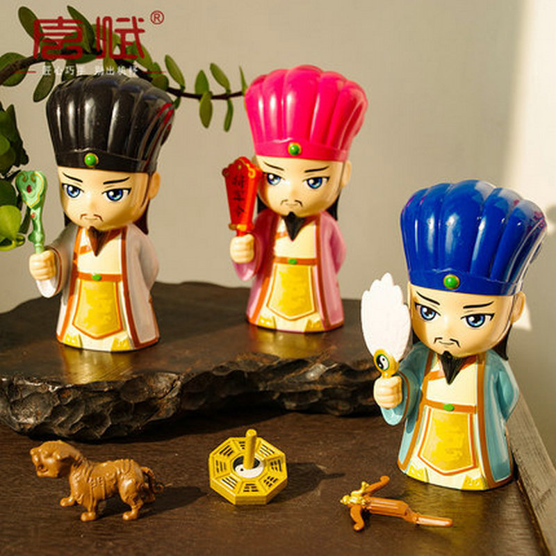 现货诸葛亮玩偶三国人物玩具锦囊妙计诸葛亮手办中国风特色礼品