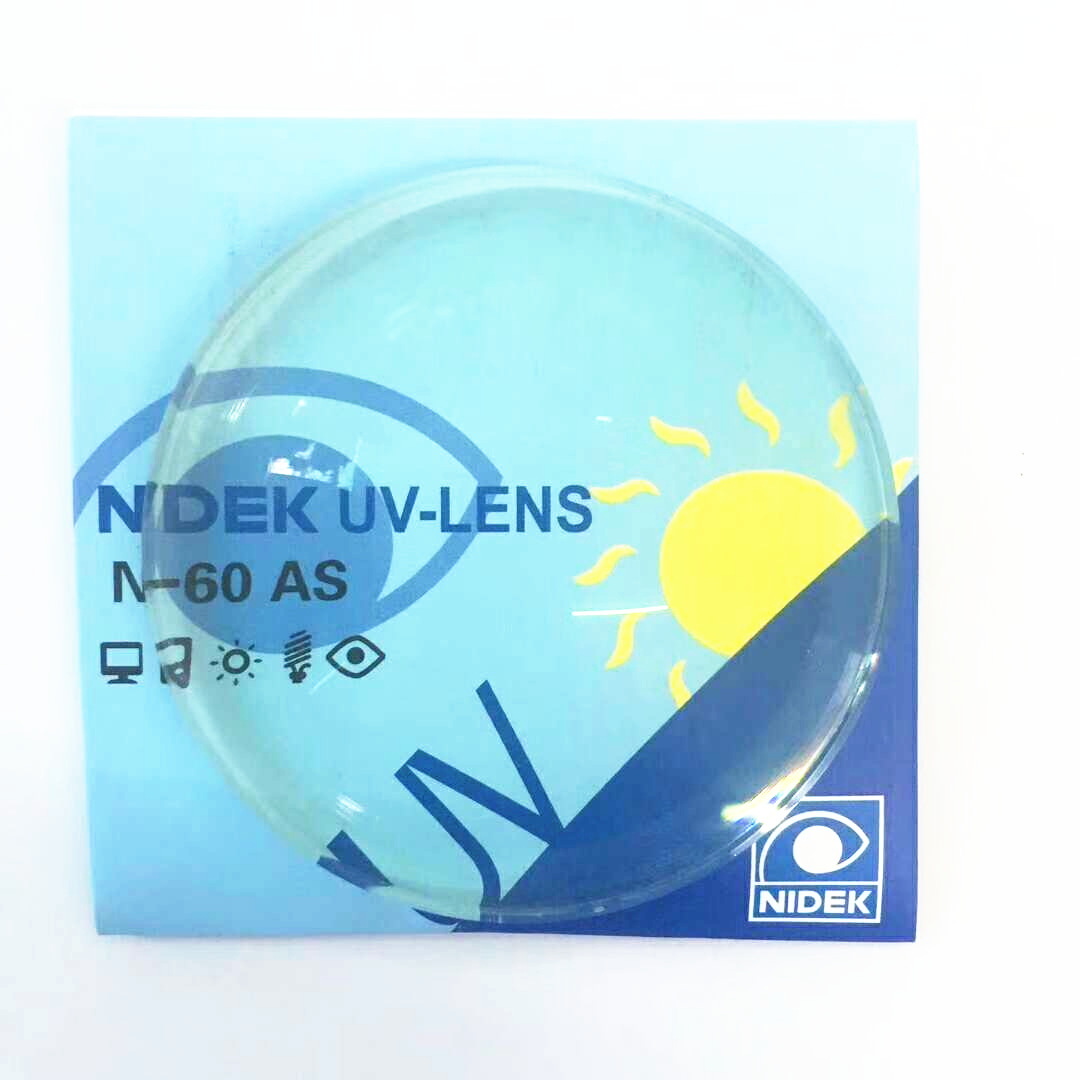 知乎推荐 正品尼德克nidek 非球面uv防蓝光镜片1.60 1.67 1.74