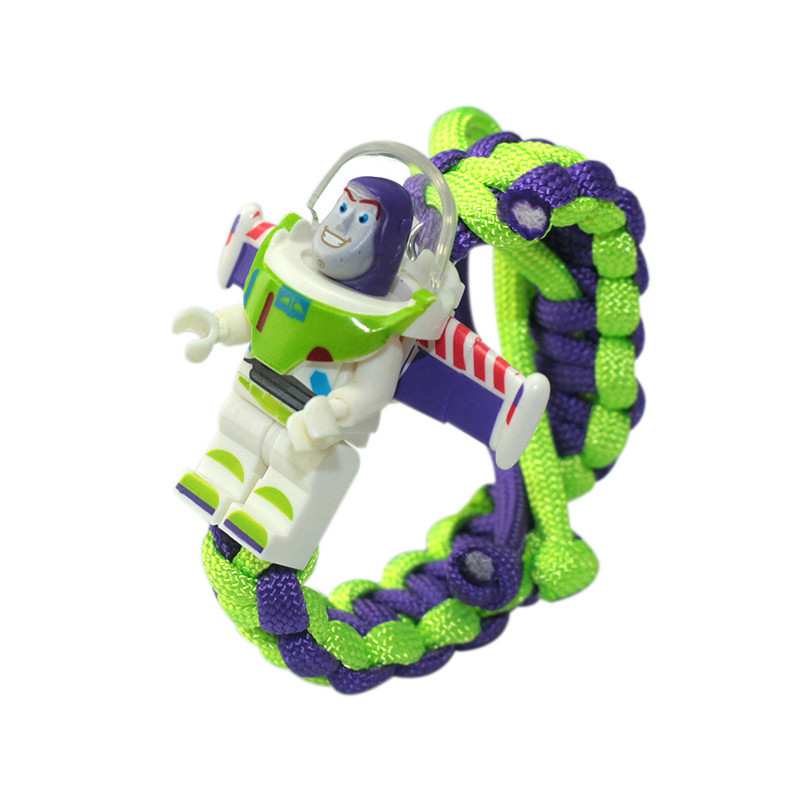 乐高积木卡通儿童玩具社会人巴斯光年美队编织手环 儿童手链-阿里巴巴