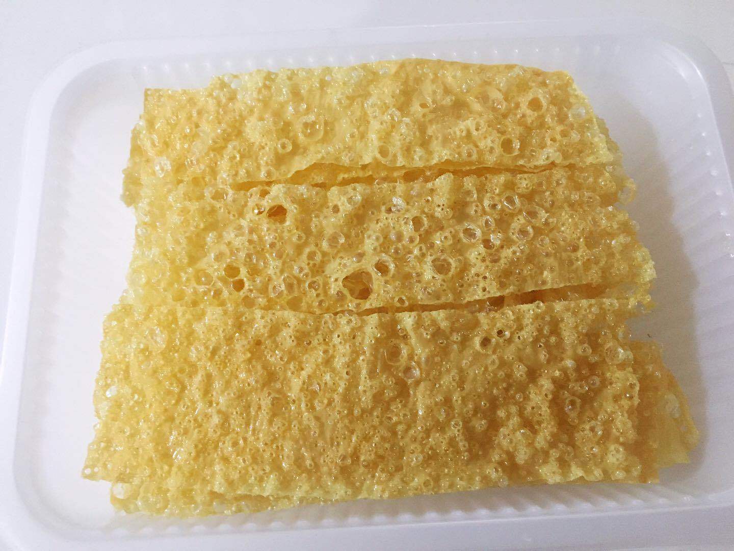 杭州厂家炸豆腐皮 炸腐竹 炸豆皮 黄金片 火锅食材 150g/盒