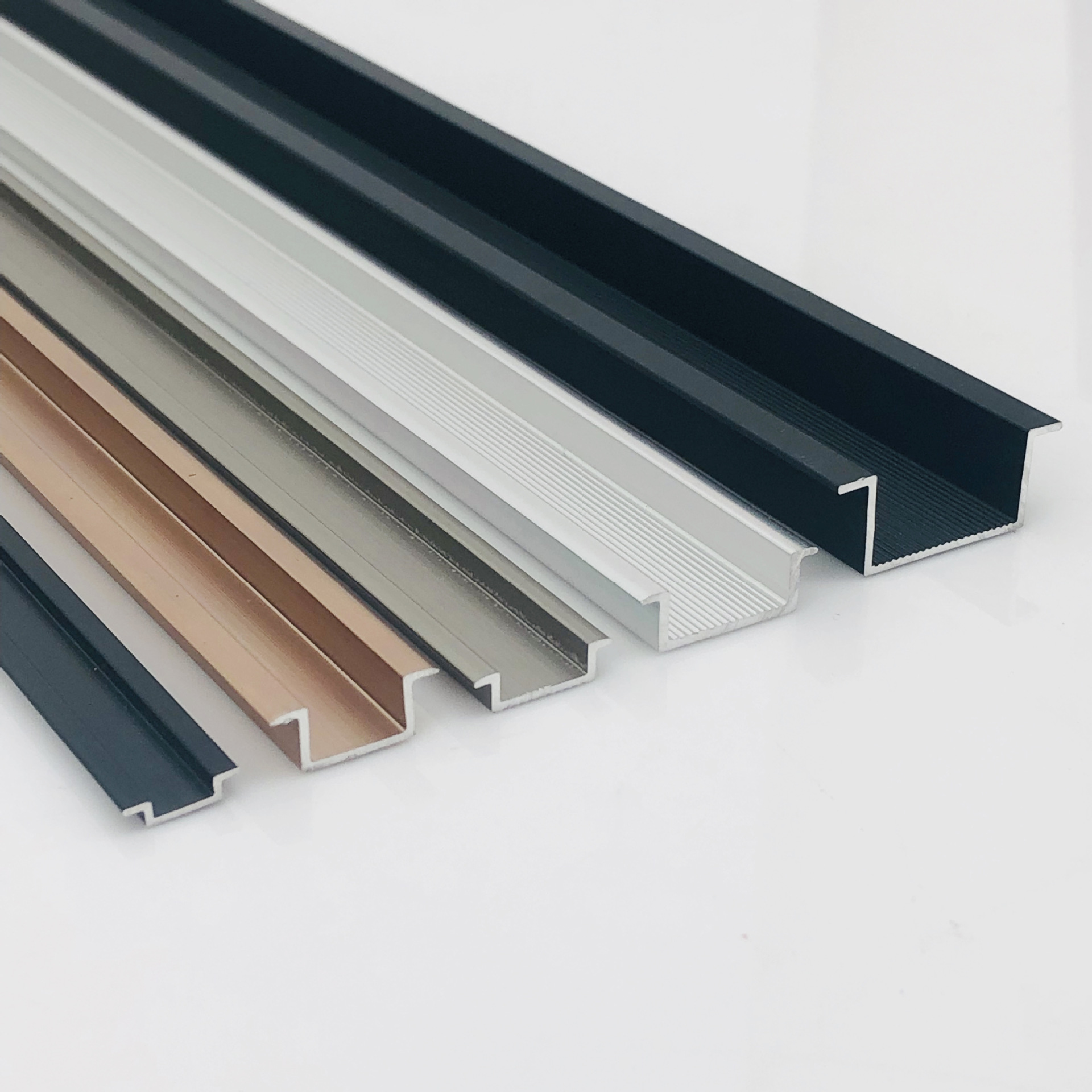 u型条铝合金 几型条卡槽压条几字条u型门嵌条收边条异型装饰扣条