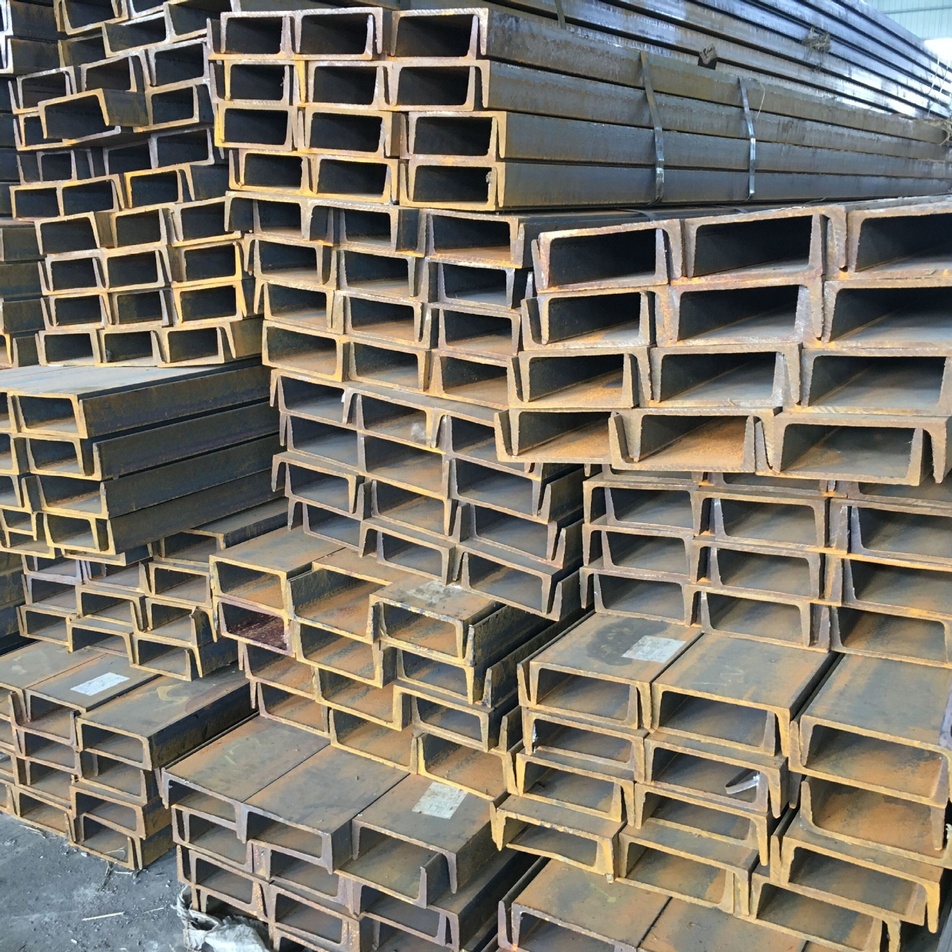 热镀锌u型q235b型槽钢 5# 6.3# 8# 10# 12# 14#钢材 零切定制