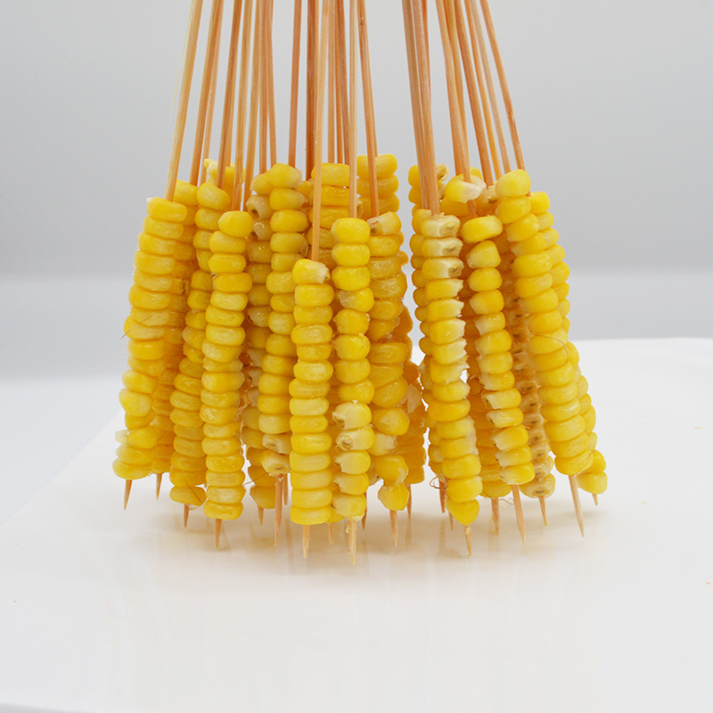 铁板烧烤甜玉米粒小串200串新鲜速冻玉米粒串商用小串串 冷冻批发