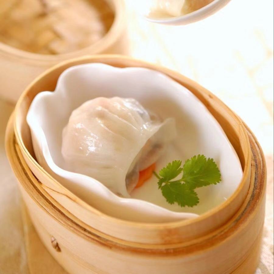 【亚洲渔港】水晶虾饺至q虾皇饺广式点心茶点400g/20枚*12盒