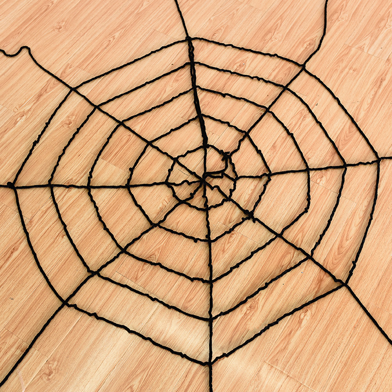 毛绒玩具_可定制万圣节道具蜘蛛网特大蜘蛛网仿真酒吧