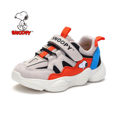 正品snoopy史努比童鞋2019秋季新款男童运动鞋网面休闲鞋儿童跑鞋