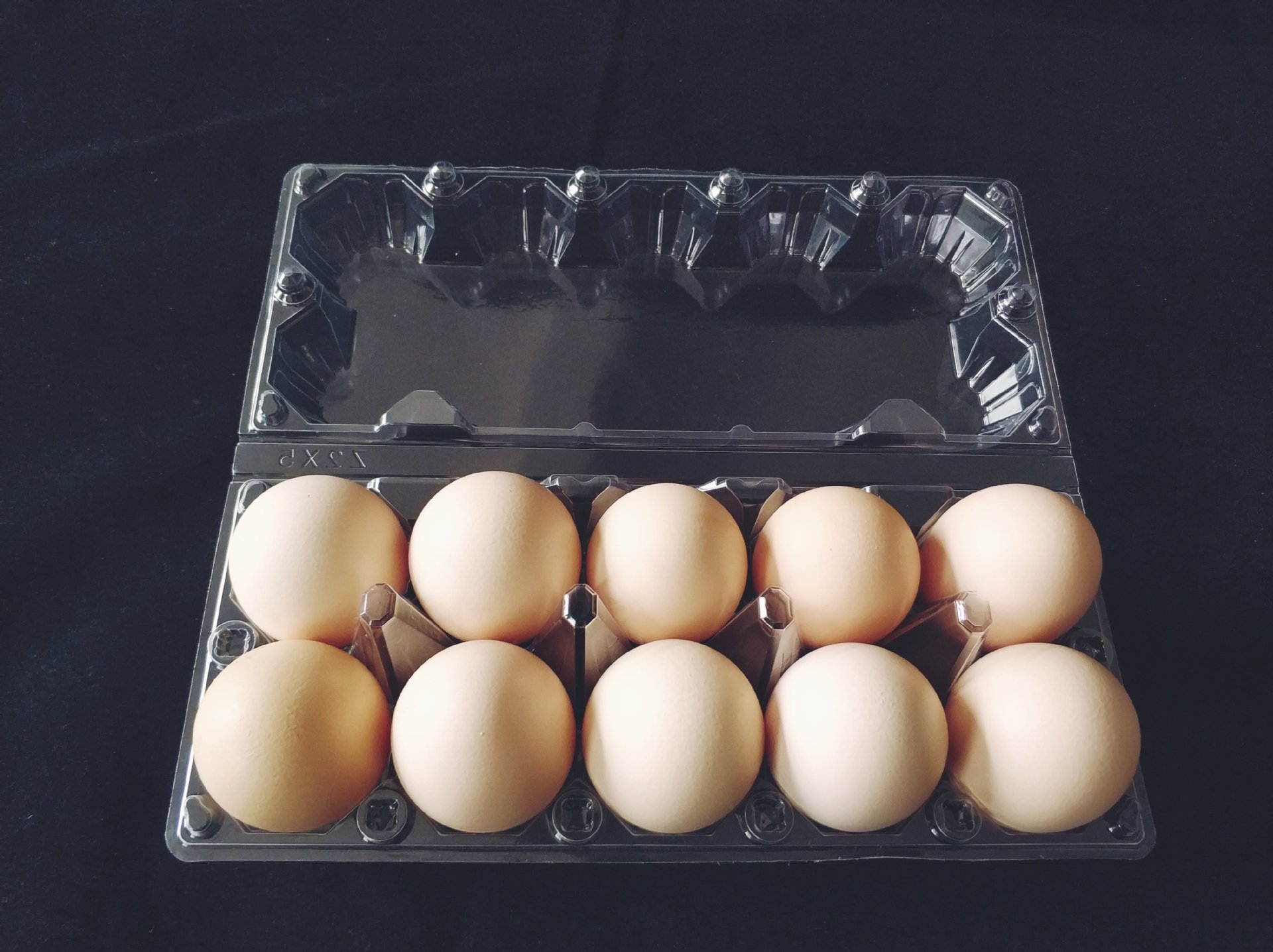 塑料鸡蛋托10枚鸡蛋包装盒大号中号小号透明一次性鸡蛋包装盒蛋托