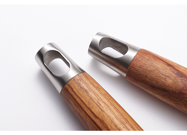 304不锈钢红木手柄厨具锅铲汤勺大漏6件套高大上公司乔迁花梨礼品