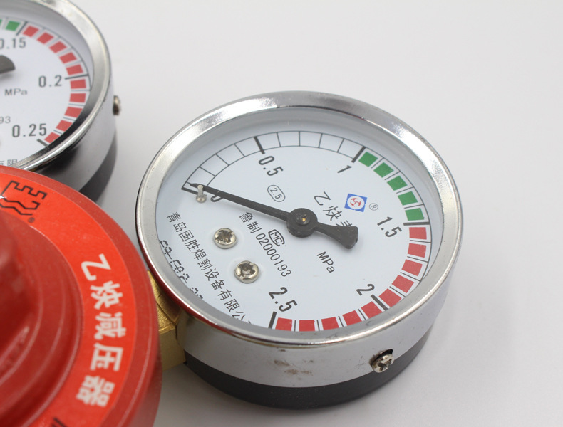 长城精工氧气表乙炔表 氧气减压器乙炔减压器 氧气乙炔减压阀批发