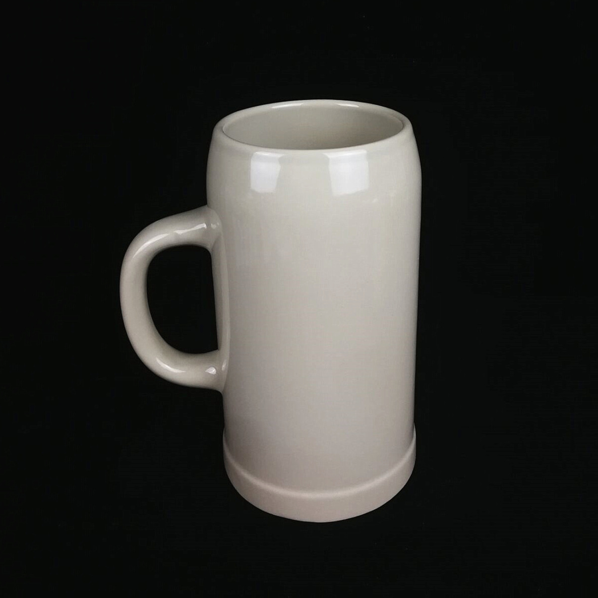 5l陶瓷啤酒杯 出口大容量1l陶瓷杯 德国啤酒杯印刷logo