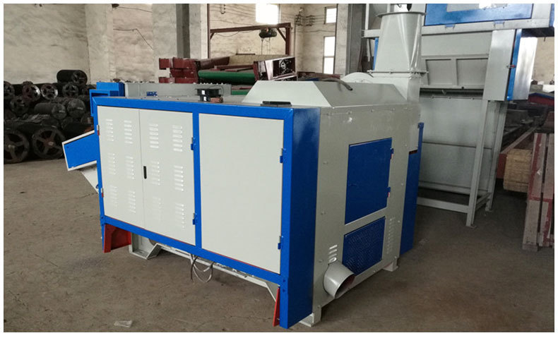 牛仔布开松机 黑料地毯开花机 旧衣服边角料下脚料开花 海外服务