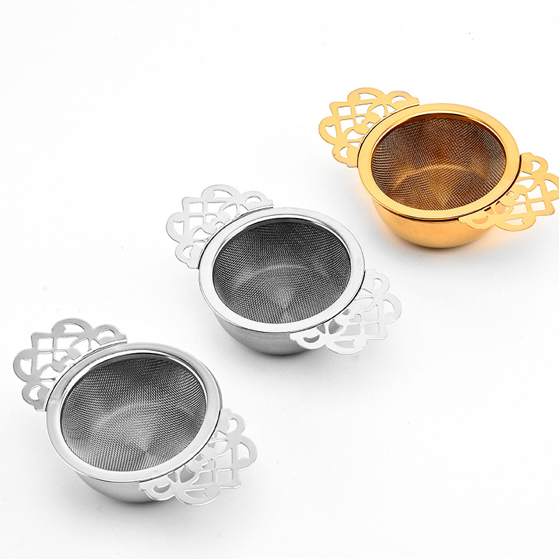 Spot Cross-Border 304 Does Not Stainless Steel Tea Strainers Strainer Tea Strainer Teapot Strainer Lace Tea Strainer