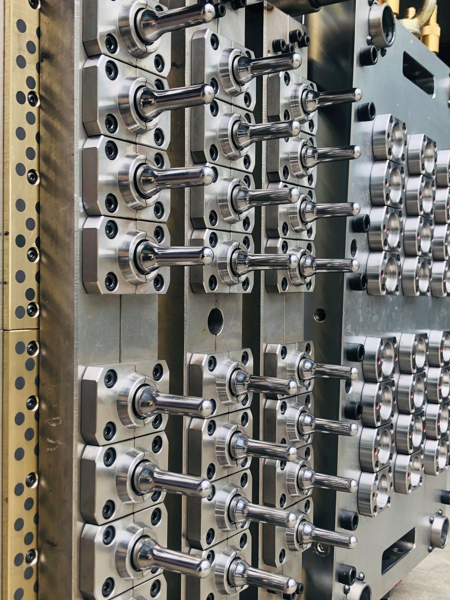 多腔短胶口模具 针阀式pet模具 针阀式管胚模具 吹瓶用注塑模具