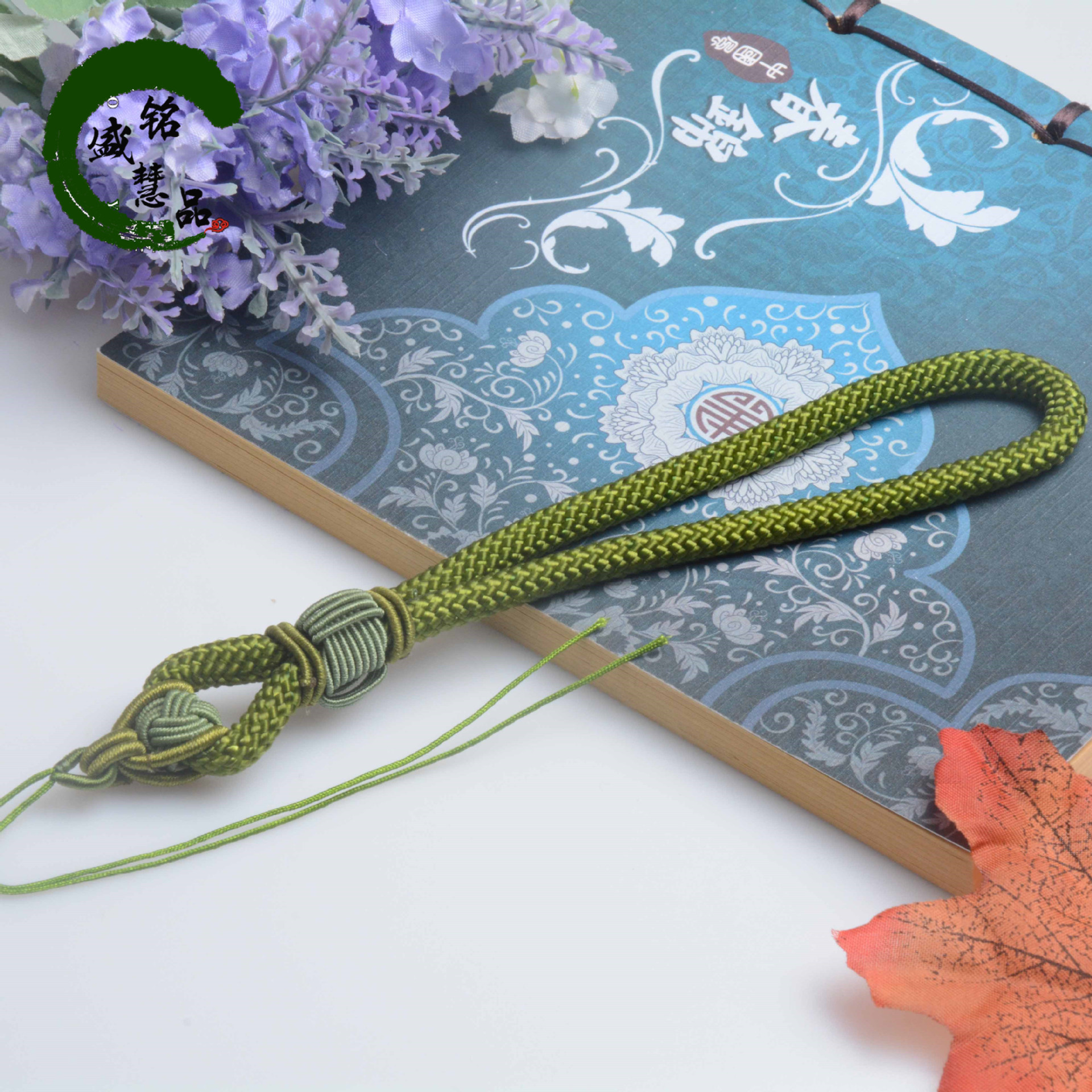 手把绳 diy手工编织檀木文玩粗款手玩件绳翡翠水晶弹弓失手绳批发