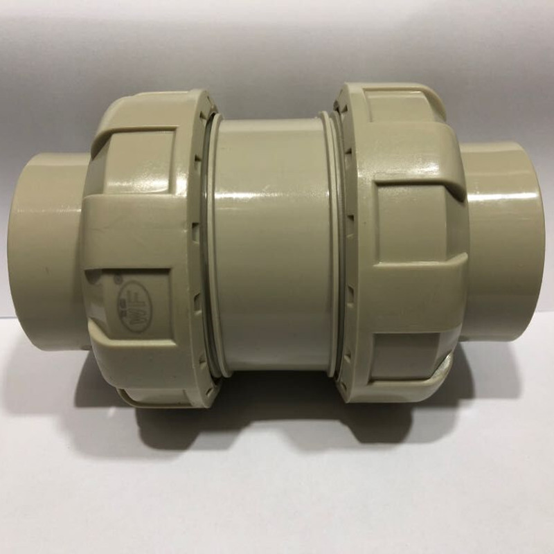 ppr双活接止回阀 pp pph双由令止回阀 ppr双由令单向阀 逆止阀 wf