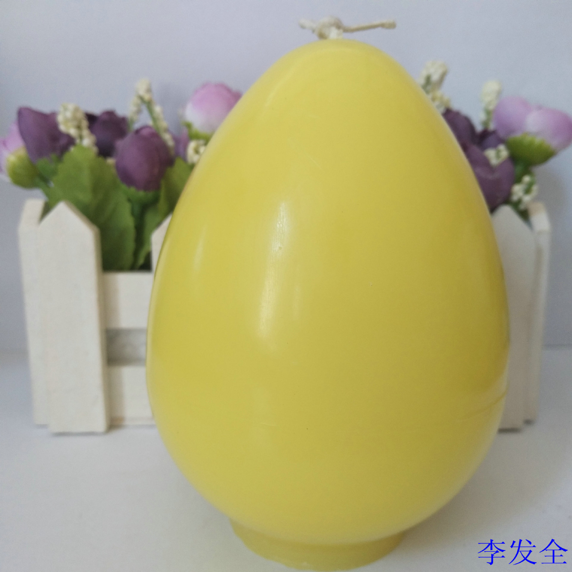 厂家供应生日聚会婚庆鸡蛋蜡烛811cm圣诞节复活节仿真鸡蛋形蜡烛